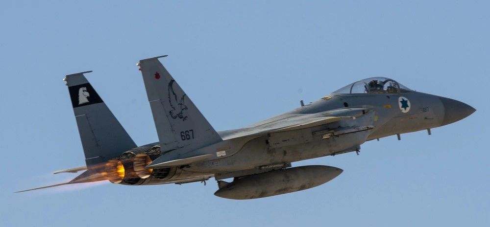 An Israeli Air Force F-15I Ra'am takes off from Uvda Air Base, Israel during joint exercises with the U.S. Air Force in 2019. (U.S. Air Force photo by Airman 1st Class Kyle Cope).