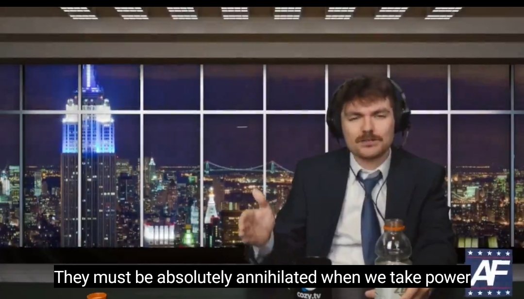 Screenshot of Nick Fuentes