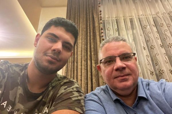 Ali Rsheidat and his son Mohamad. (courtesy)