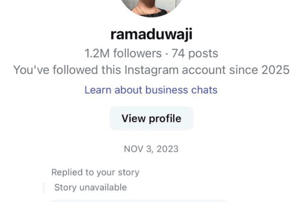 Screenshot of DM by Mamdani's wife