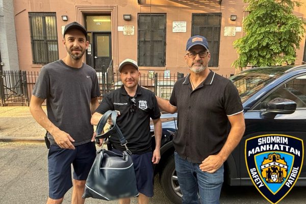 Brooklyn Shomrim locate Tefillin stolen from 770 Chabad HQ. (photo: Shomrim Brooklyn)